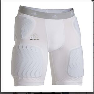 Adidas Men’s TechFit 5 TTF 5 Pad Short White Football Girdle NWT Size: 3XL